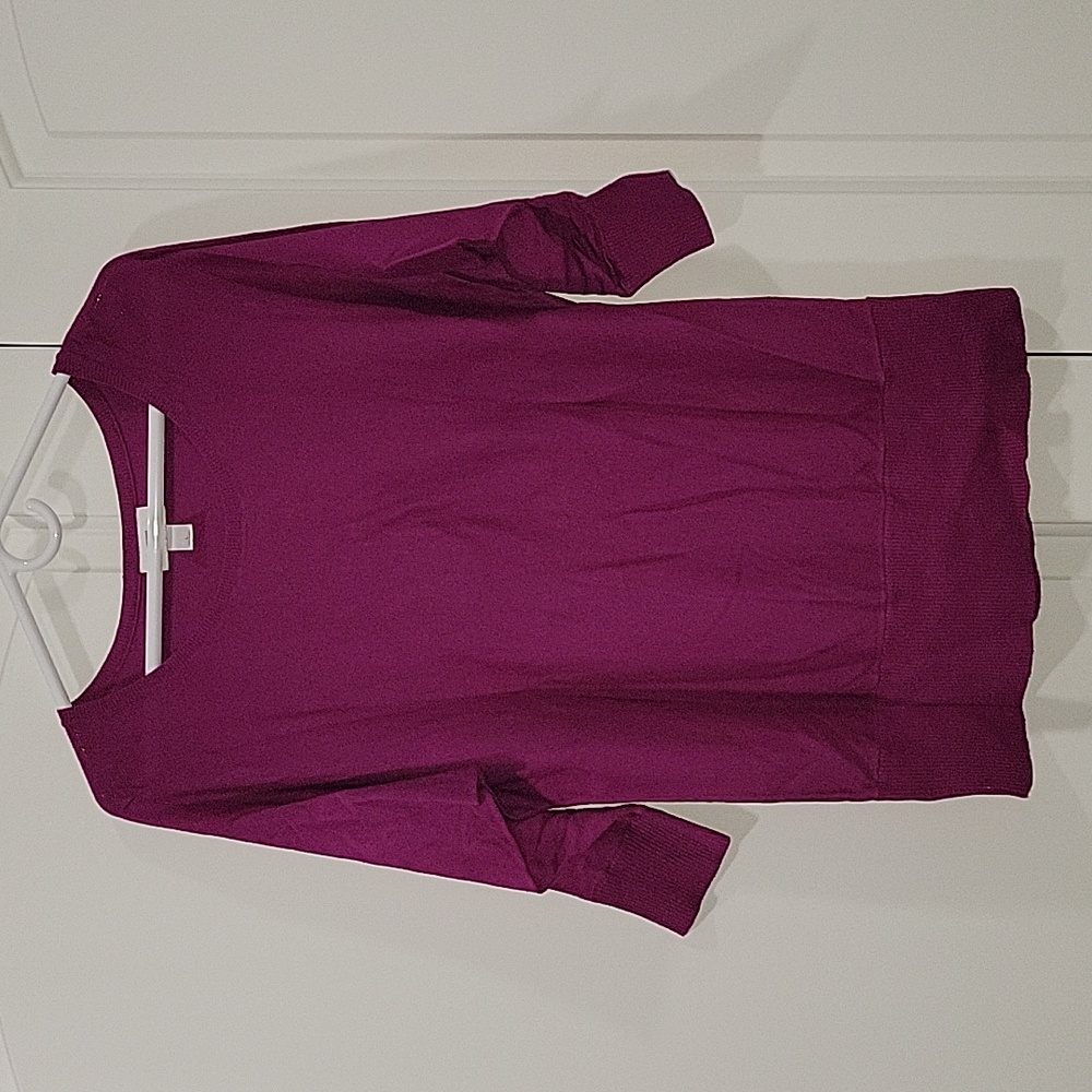 LOFT 3/4 Sleeve Scoop Neck Sweater